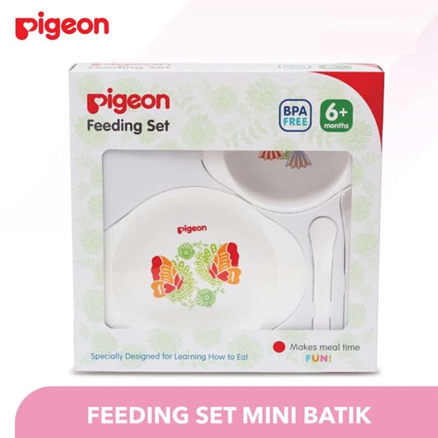 Pigeon Feeding Set Mini Peralatan Makan Bayi