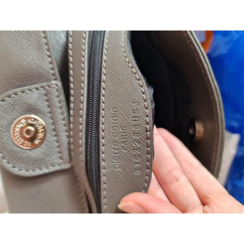 Preloved Tas Pierre Cardin warna Abu