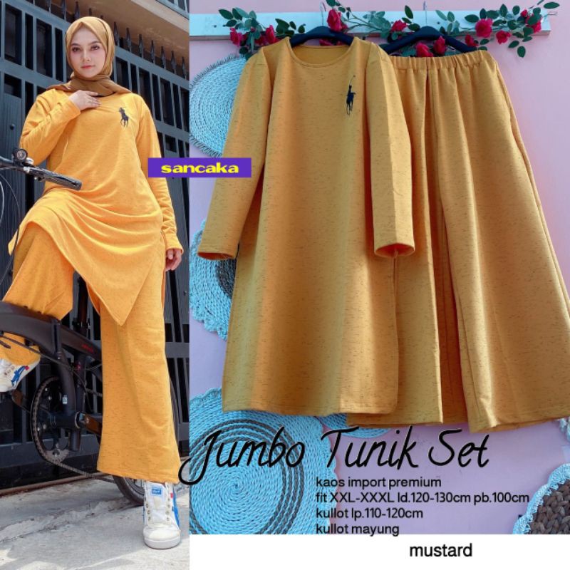 JUMBO TUNIK SET by sancaka