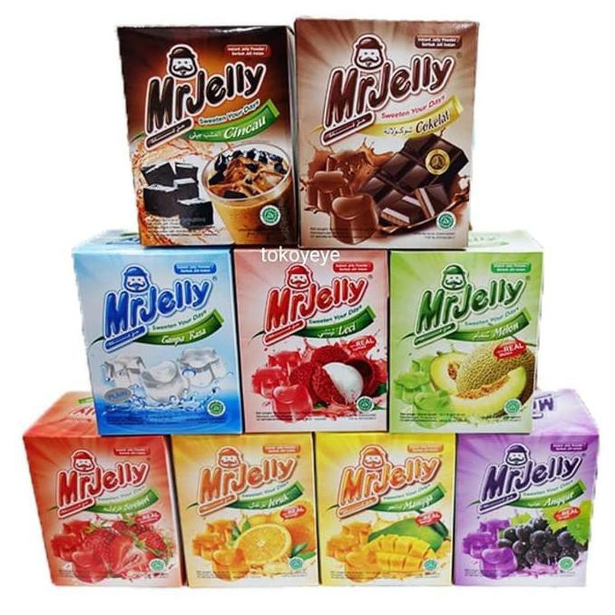 

Mr Jelly - Jelly Sachet - Jelly Instant - Jelly Plain- cincau bubuk - nutrijell