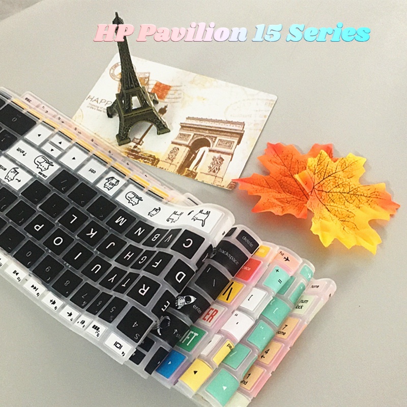 HP Pavilion  15 Cover Pelindung Keyboard for 15-cc707tx 15-cs 15-ck 15-dk 15.6 15-DY 15S-EQ 15S-EQ  Laptop HP Pavilion Bahan Silikon