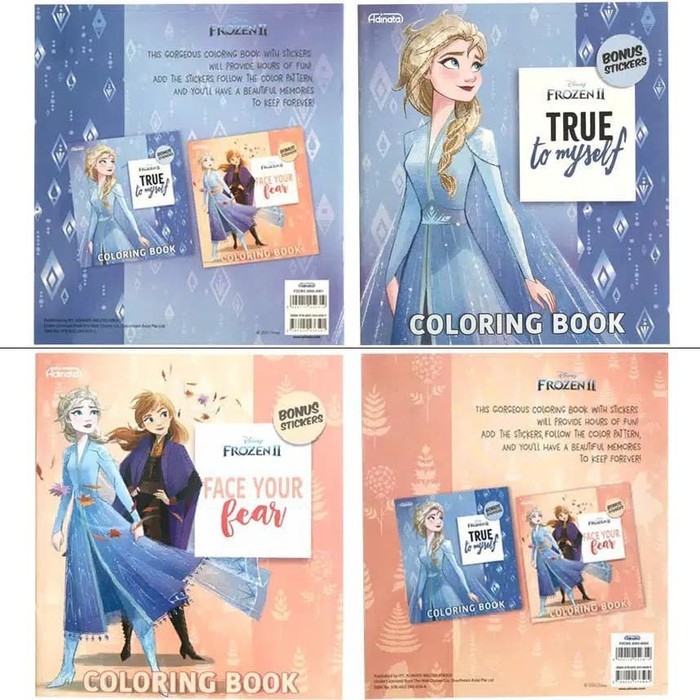 Download Coloring Book Disney Frozen Adinata Small Buku Mewarnai Elsa Anna Shopee Indonesia