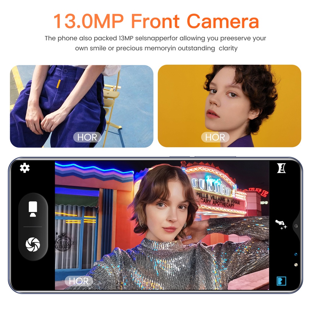 Nowa7 Pro 6.1 Inci Ponsel 8GB+128GB ROM 4800MAH Pengenalan Wajah Smartphone Sidik Jari Layar Penuh Smartphone HD Android 10.0 Dual SIM Dual Standby 4G Ponsel Mahasiswa Murah