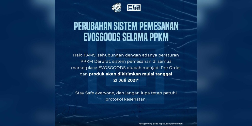 Toko Online Evos Esports Official Shop | Shopee Indonesia