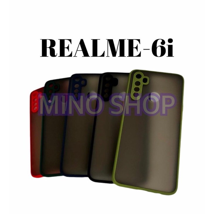 SOFTCASE REALME 6i - HARDCASE DOVE MYCHOICE PLUS PELINDUNG KAMERA - AERO CASE