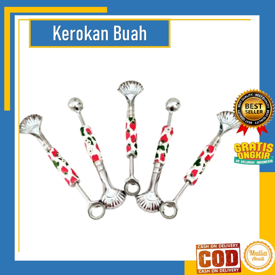 Kerokan Degan Ceplokan Buah Kerokan Kelapa muda Stainless