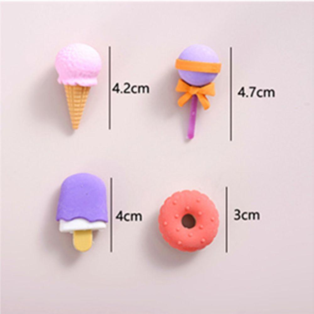 Pineapple 4pcs Eraser set Donat Baru Kartun Icecream