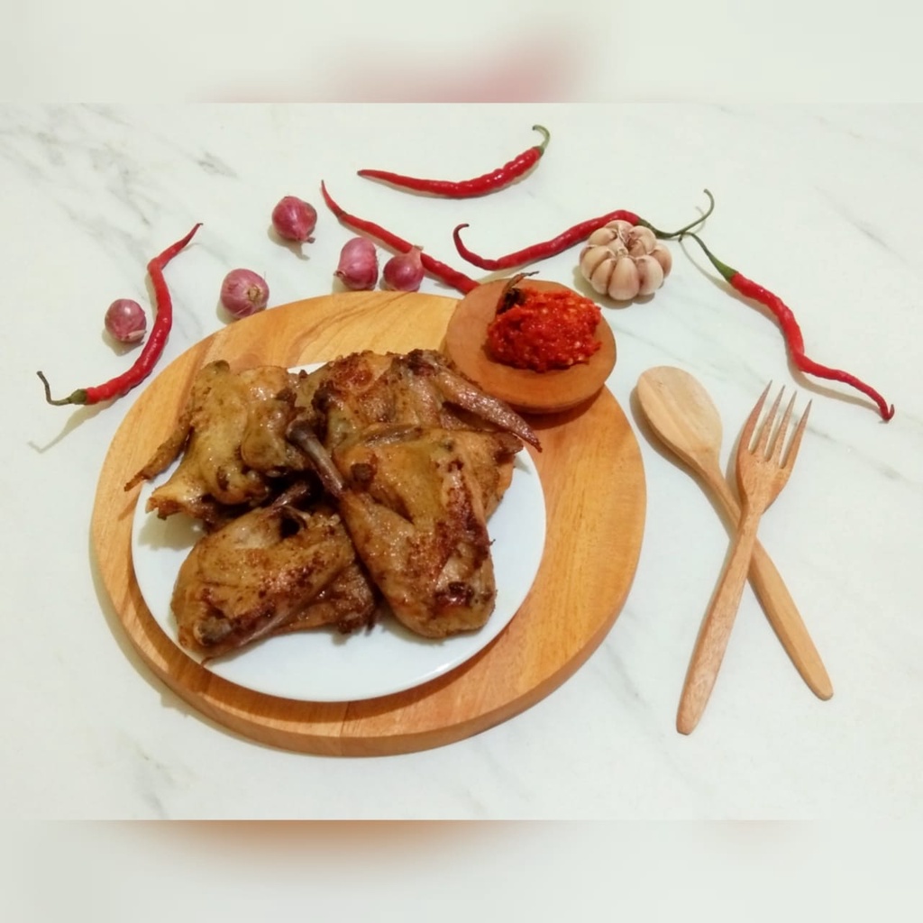 

AYAM KALASAN UNGKEP FROZEN SIAP BAKAR/GORENG EMPUK (MANIS & GURIH) 100% HALAL