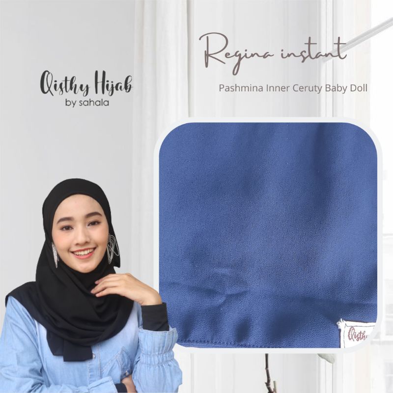 regina instan/hijab pasmina INner melayu cerutu baby doll premium