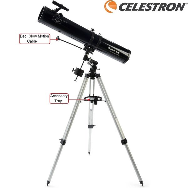 384 CELESTRON PowerSeeker 114EQ - Teleskop Teropong Bintang