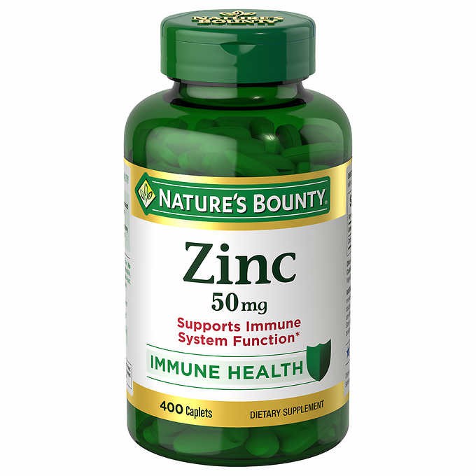 Nature's Bounty Zinc 50mg, 400 Caplets Meningkatkan Kekebalan Tubuh / Immune System. | Shopee Indonesia