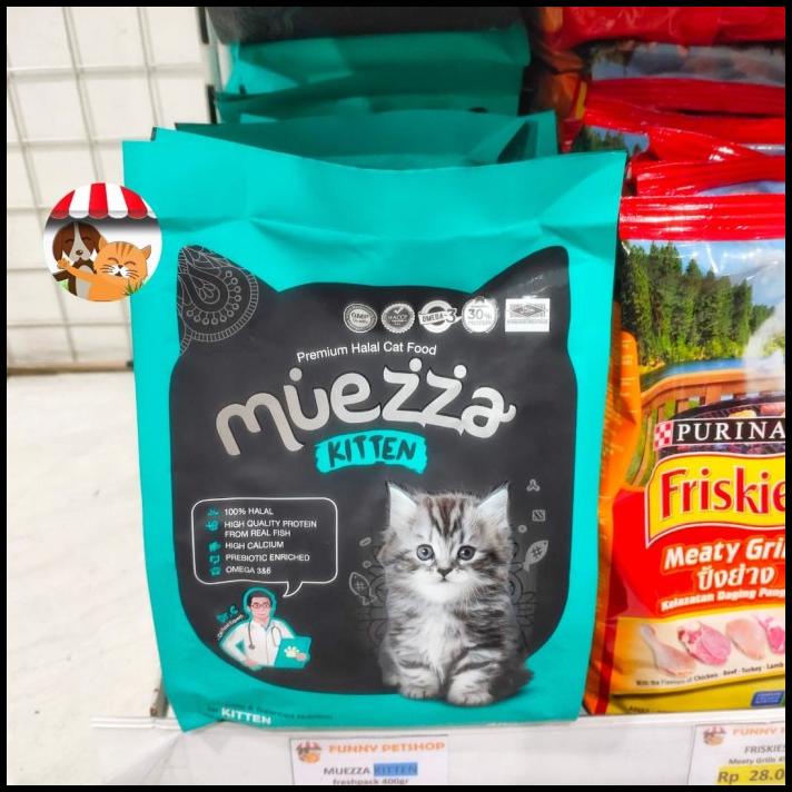 Muezza Kitten 400Gram - Makanan Anak Kucing - Cat Food