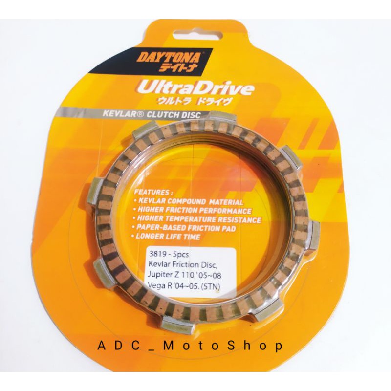 Kampas Kopling Racing Jupiter Vega Vega R New Original Daytona ( 3819 )