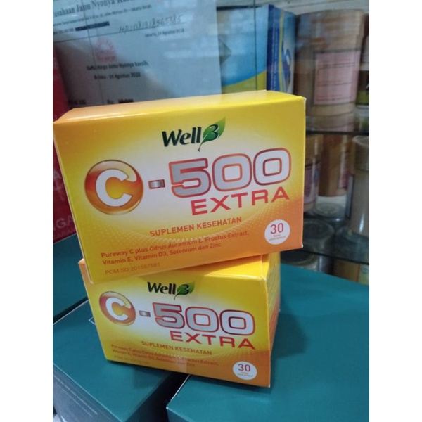 CNI Ester C // vitamin C-500 Extra well 3 c Original (30 Tablet)