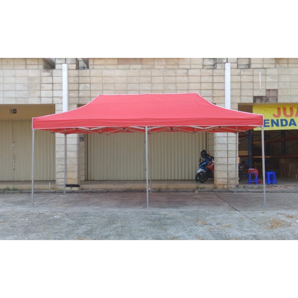 Tenda Lipat Ukuran 3x6 Besi Premium / Tenda Matic / Folding Tent