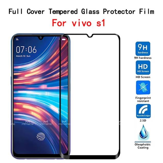 TEMPERED GLASS VIVO S1/TG Layar Camera VIVO S1 PELINDUNG LAYAR DAN KAMERA SCREEN PROTECTOR PREMIUM