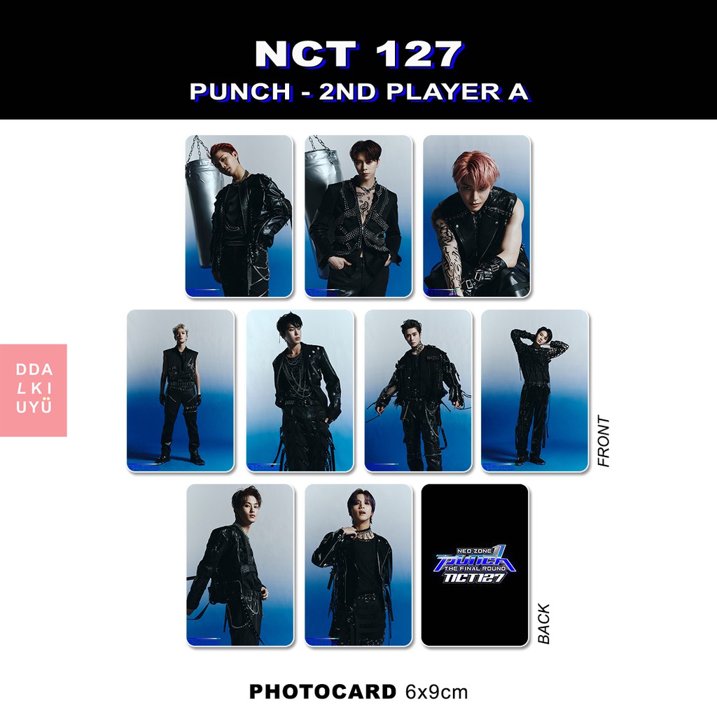 NCT 127 - photocard [PUNCH] 2nd player - A