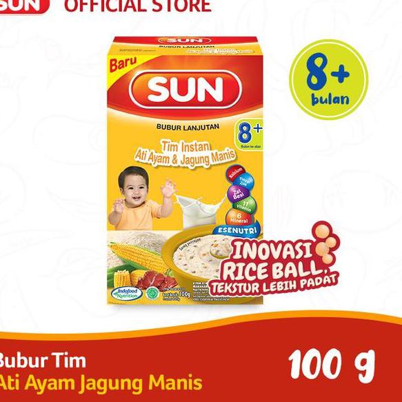 

REAL PICT ! BIG SALE SUN Tim Instant Tomat Wortel Ayam Box 100 g x 1 Pcs + SUN FOC 8+ Ati Ayam Jagun