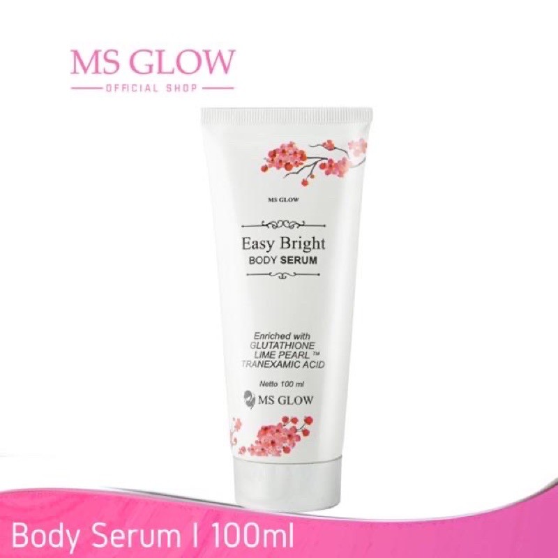 ms glow body serum