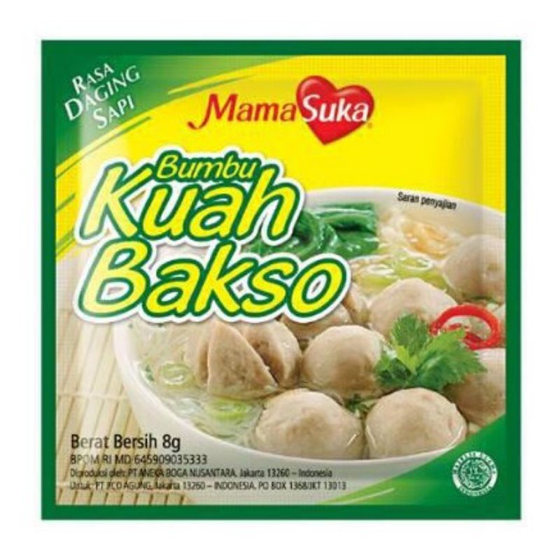 

mama suka kuah bakso dan bumbu SOP 8g (12 renceng)