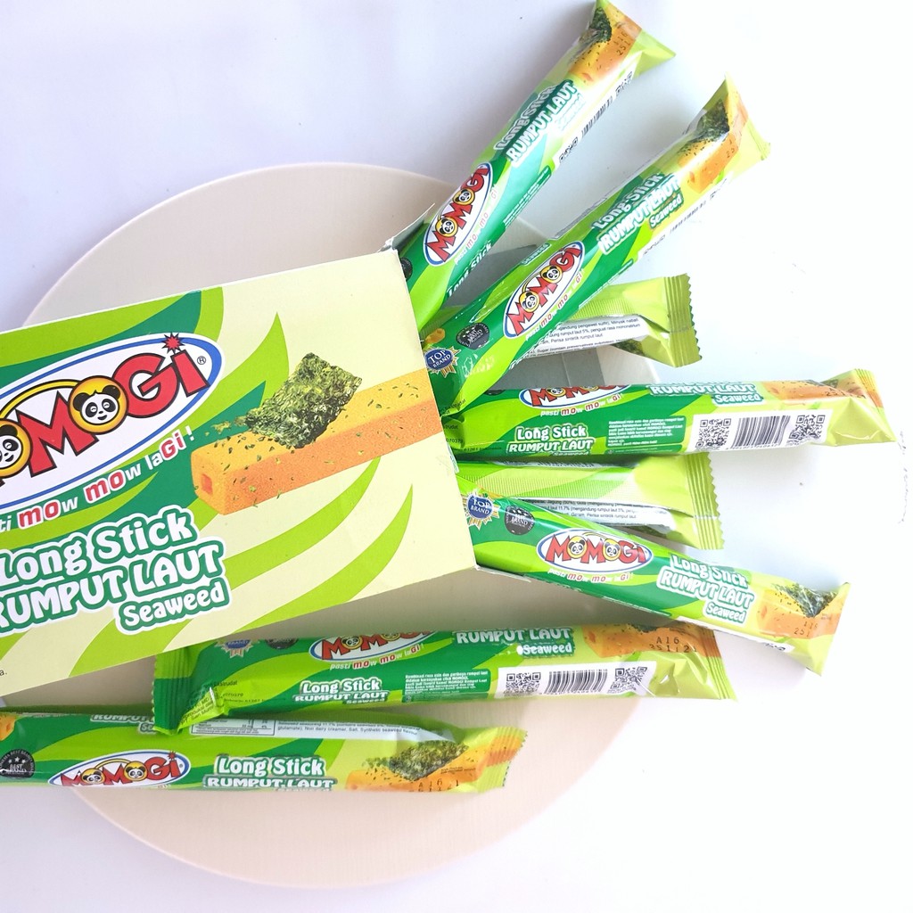 NEW MOMOGI RUMPUT LAUT momogi seaweed satu pack isi 10pcsx12gr