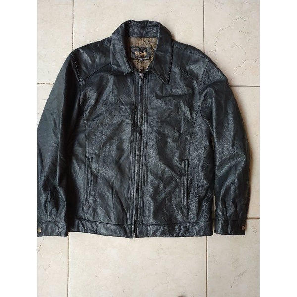 JAKET KULIT ICE CASTLE ORIGINAL SECOND PRIA