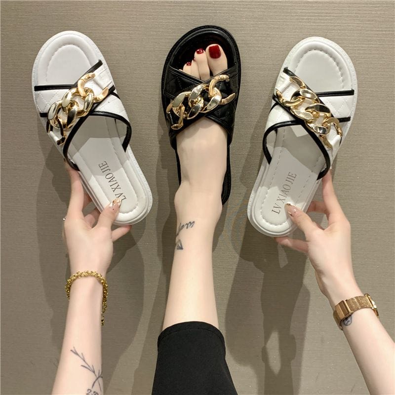 SN2030 Sandal wanita Model x