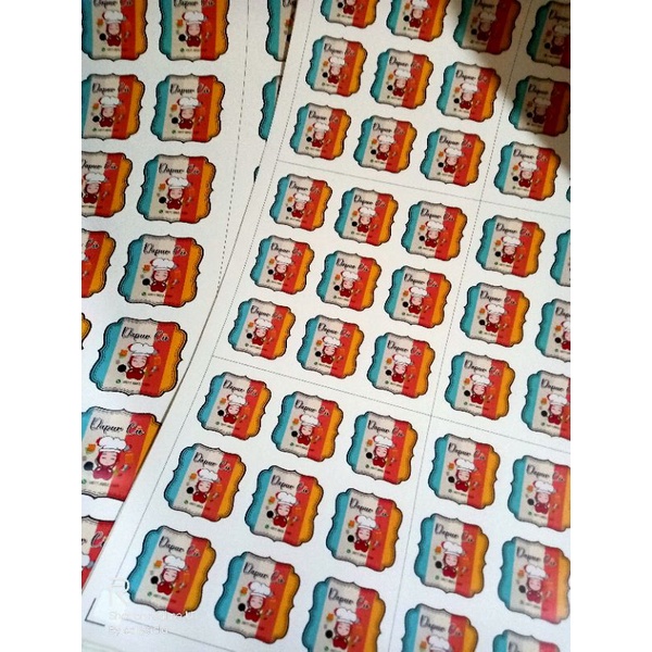 

Stiker label + cutting A3