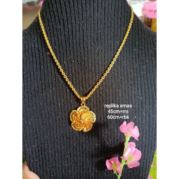 Kalung,gelang replika emas model kendari,cocok dipake pesta,sehari hari,kado