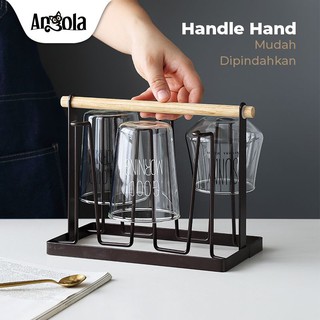 Rak Gelas Gantung G06 Cup holder Rak Cangkir Tiriskan Rak Gelas Gantung G06 Cup holder Rak Cangkir Tiriskan