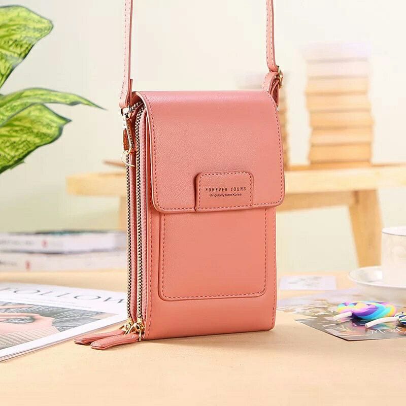 Tas HP Wanita FYOG Touch Screen Dompet HP Multifungsi Import Tas Selempang Wanita Kulit Pocket HP 74.ID BISA COD