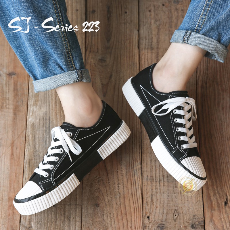 [MONA] Sepatu Sneakers Pria Casual Wear Kualitas Import Super Premium - 223