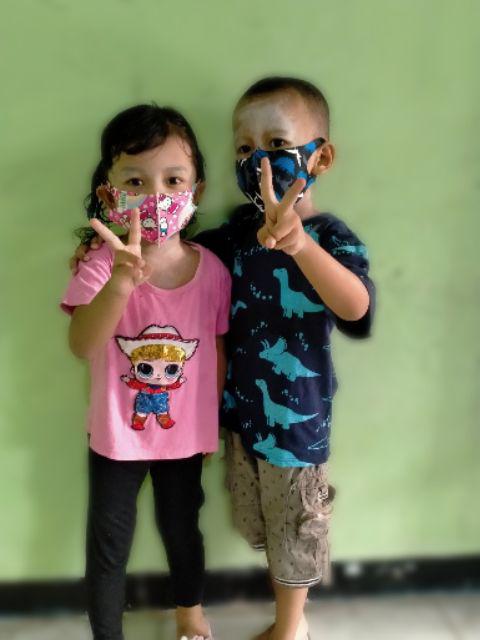 Cod Masker Anak Versi Terbaru Iron Man/lol/tsum²/doraemon