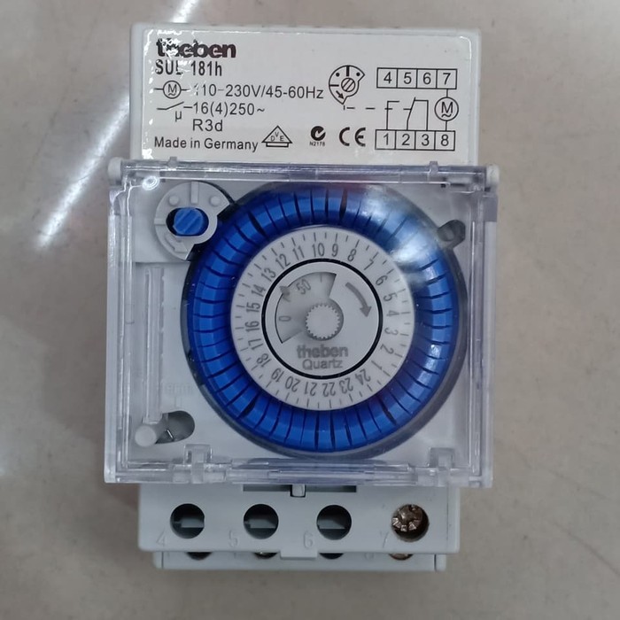 ORIGINAL Timer Theben SUL 181 H Timer Listrik Analog 24 Jam Termurah