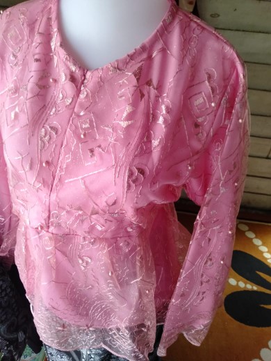 Promo Termurah Sarimbit  Keluarga | Nayaka Batik-couple Annabel Pinguin Tille Lengan Panjang