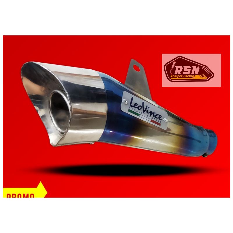 Silencer only Knalpot LeoVince Blue Ninja New Old Mio SCOOPY Cbr VIXION SCORPIO SONIC BYSON FU SATRI