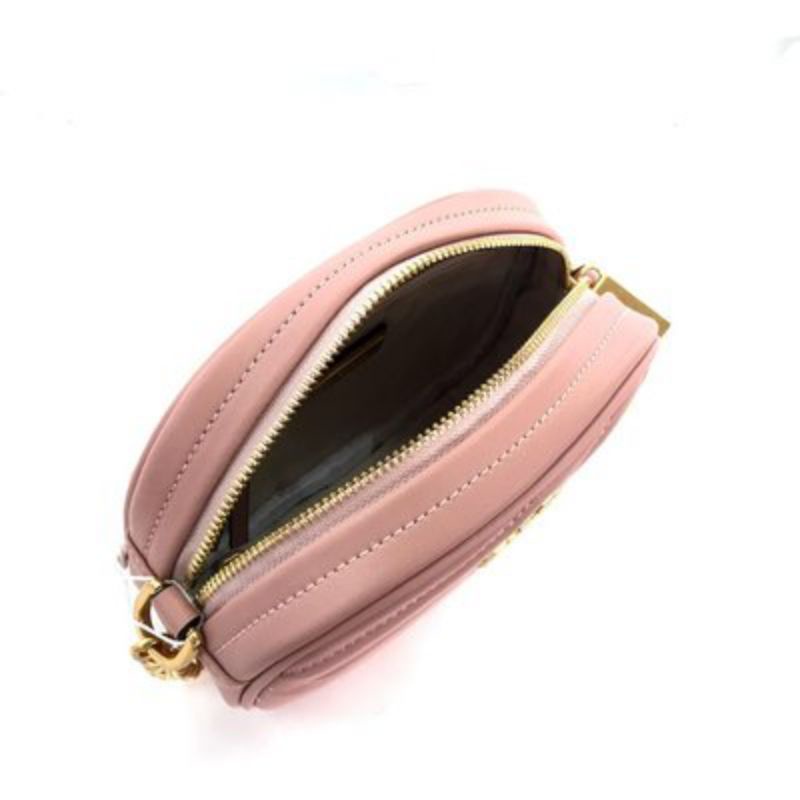 Tory Burch Kira Chevron Small Camera Bag Pink