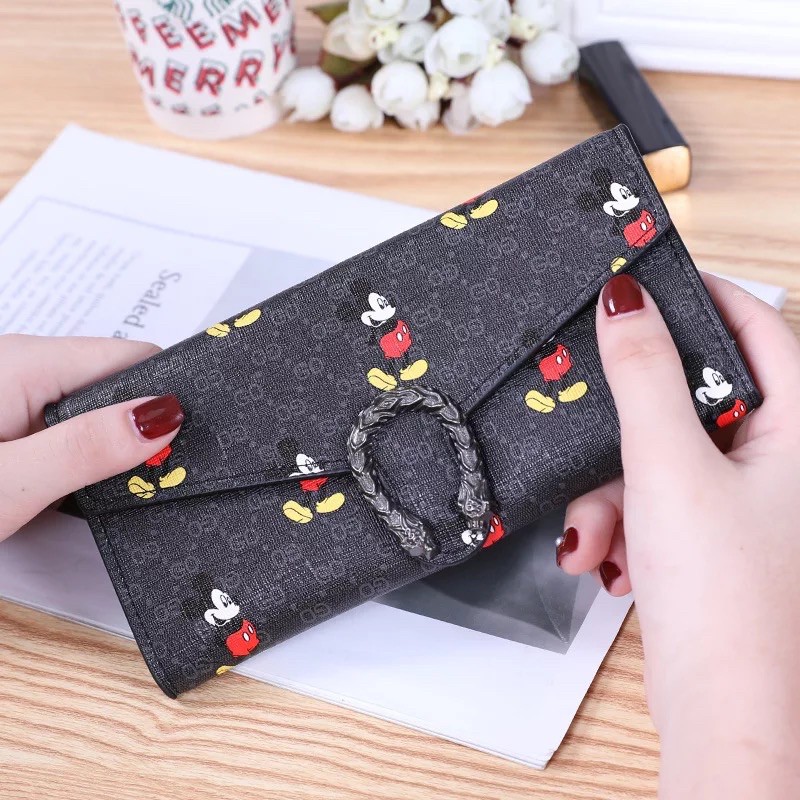 TI 3083 - DOMPET PANJANG WANITA MICKEY DOMPET WANITA IMPORT MURAH - E