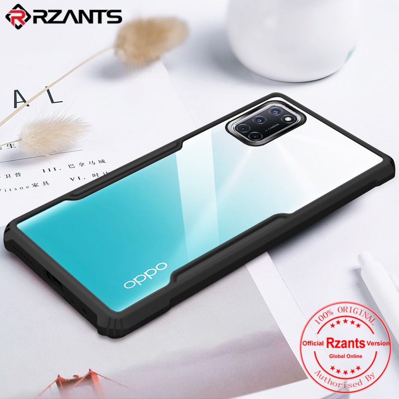 Case Oppo A33 Armor Fushion Transparent Casing + Tempered Glass Full Layar dan Skin Carbon