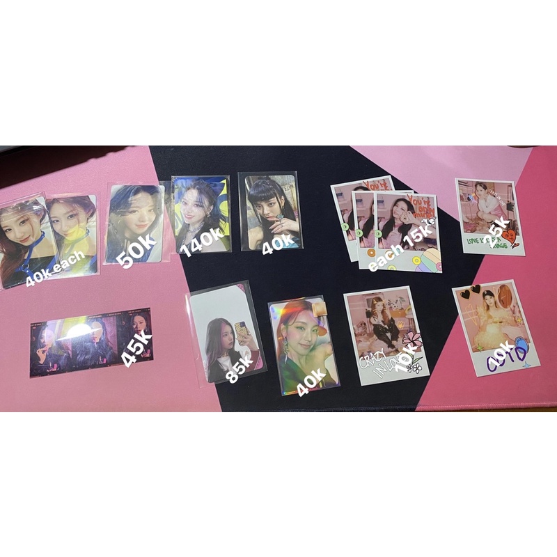 photocard itzy crazy in love / nbd september