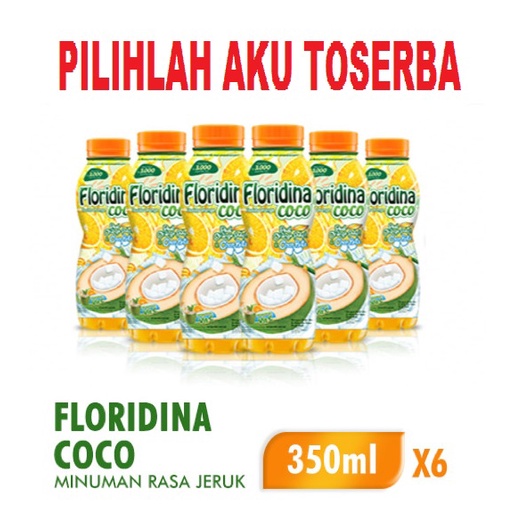 FLORIDINA Orange Coco / Jeruk Kelapa 350 m - (Harga paket isi 6 botol)