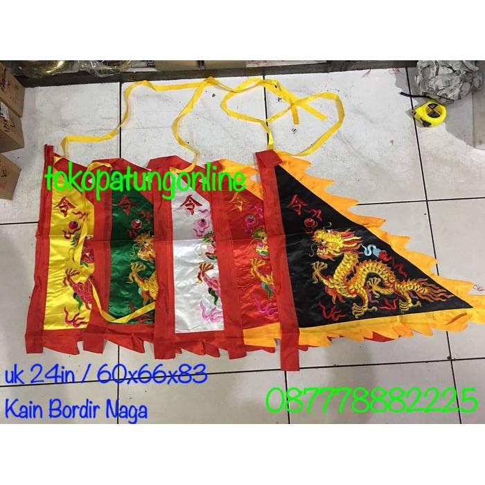 Bendera Naga 5 Warna Pancawarna Uk 24in Premium Full Bordir Taiwan