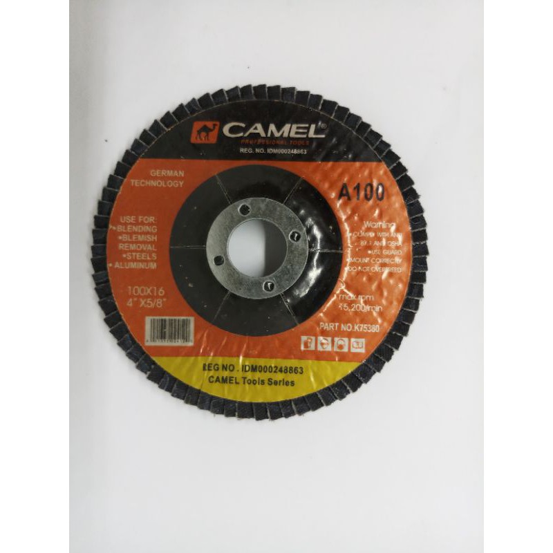 Amplas Susun 4&quot; / MATA GERINDA AMPLAS FLAP DISC 4INCH