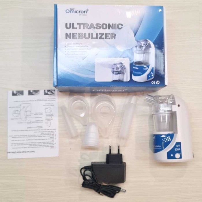 Nebulizer portable..alat bantu uap pernafasan, kwalitas omron