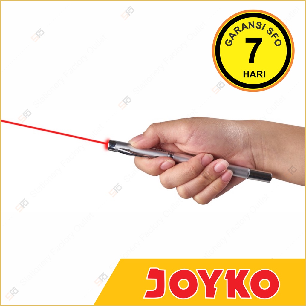 

Laser Pointer 4 In 1 Joyko - Penunjuk / Laser / Senter / Pulpen LP-100 - SFO Semarang Official