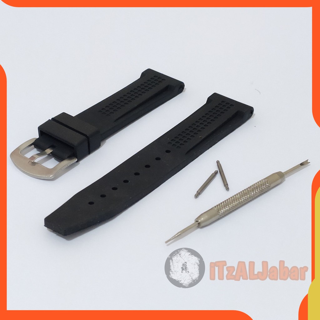 Tali jam tangan Karet rubber strap 22mm Strap Alpha 2022