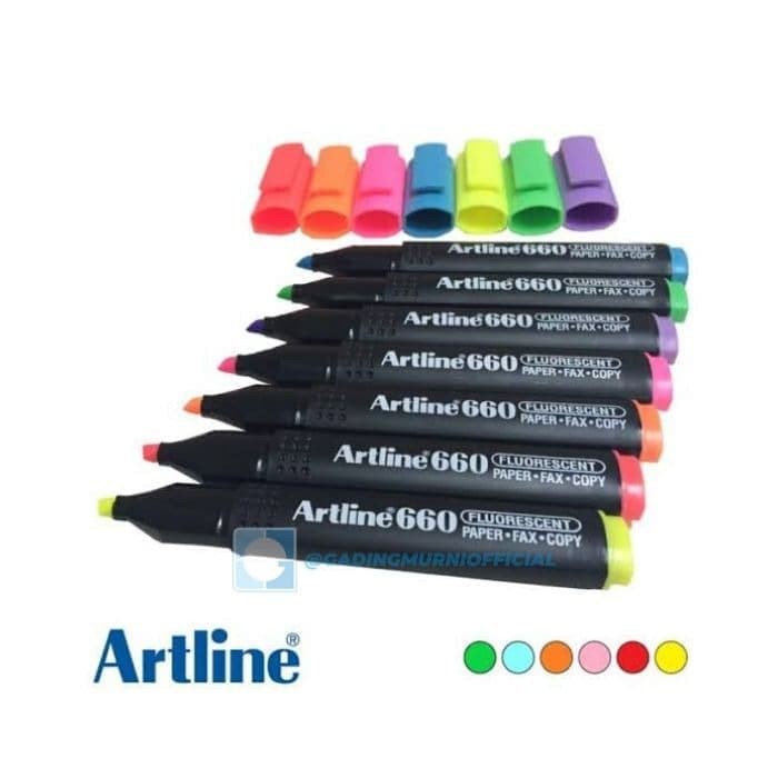 

Artline highlighter marker penanda tulisan EK 660