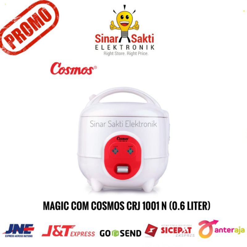 Magic Com Rice Cooker Cosmos 0.6 Liter 0.6Liter CRJ 1001 N Penanak Nasi Malang