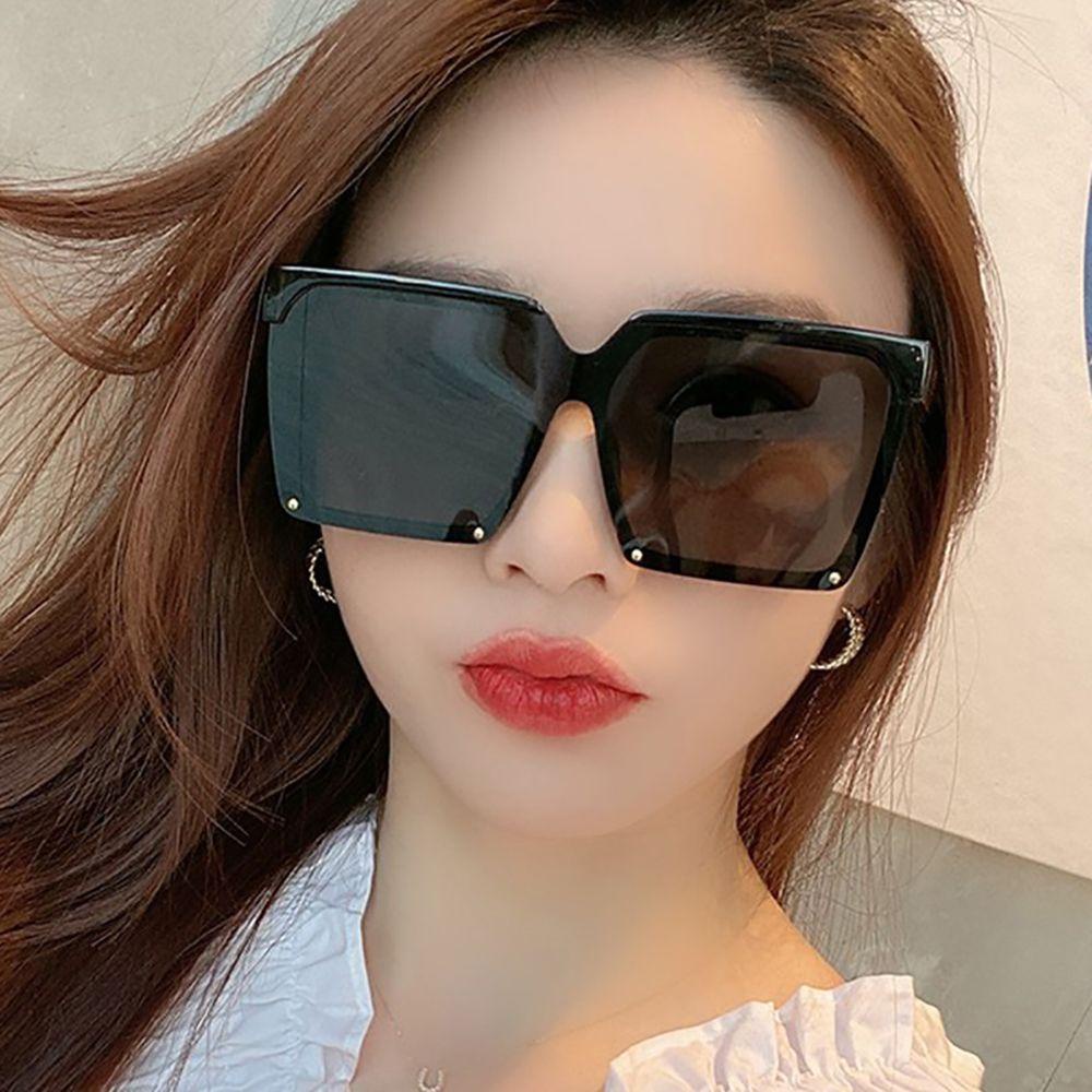 [Elegan] Square Sunglasses Eye Glasses Anti Radiasi Untuk Wanita Kacamata Perlindungan Bingkai Besar UV400 Wanita Korea Kacamata Anti Radiasi Untuk Wanita Sale Eyewear Women Glasses