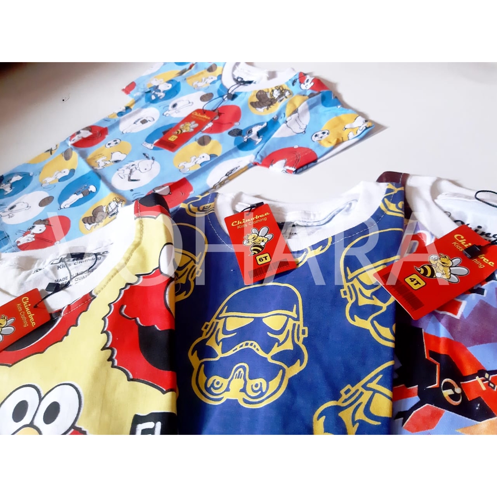 Kaos Fullprint Chinobee 1-5thn